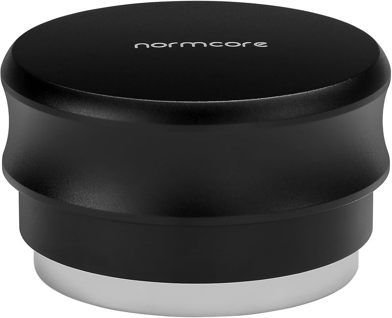 Normcore 53.3mm Palm Tamper, Espresso Tamper Built-In 30lb Spring with Stainless Steel Flat Base, Barista Coffee Hand Leveler Tamper Compatible with 54mm Breville Portafilter - Image 1